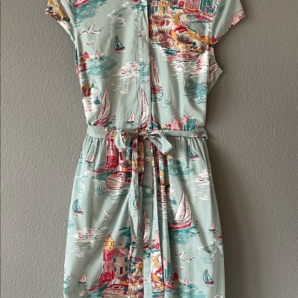Cath Kidston Nautical Cotton Dress, WOMENS’ US 12/UK 16